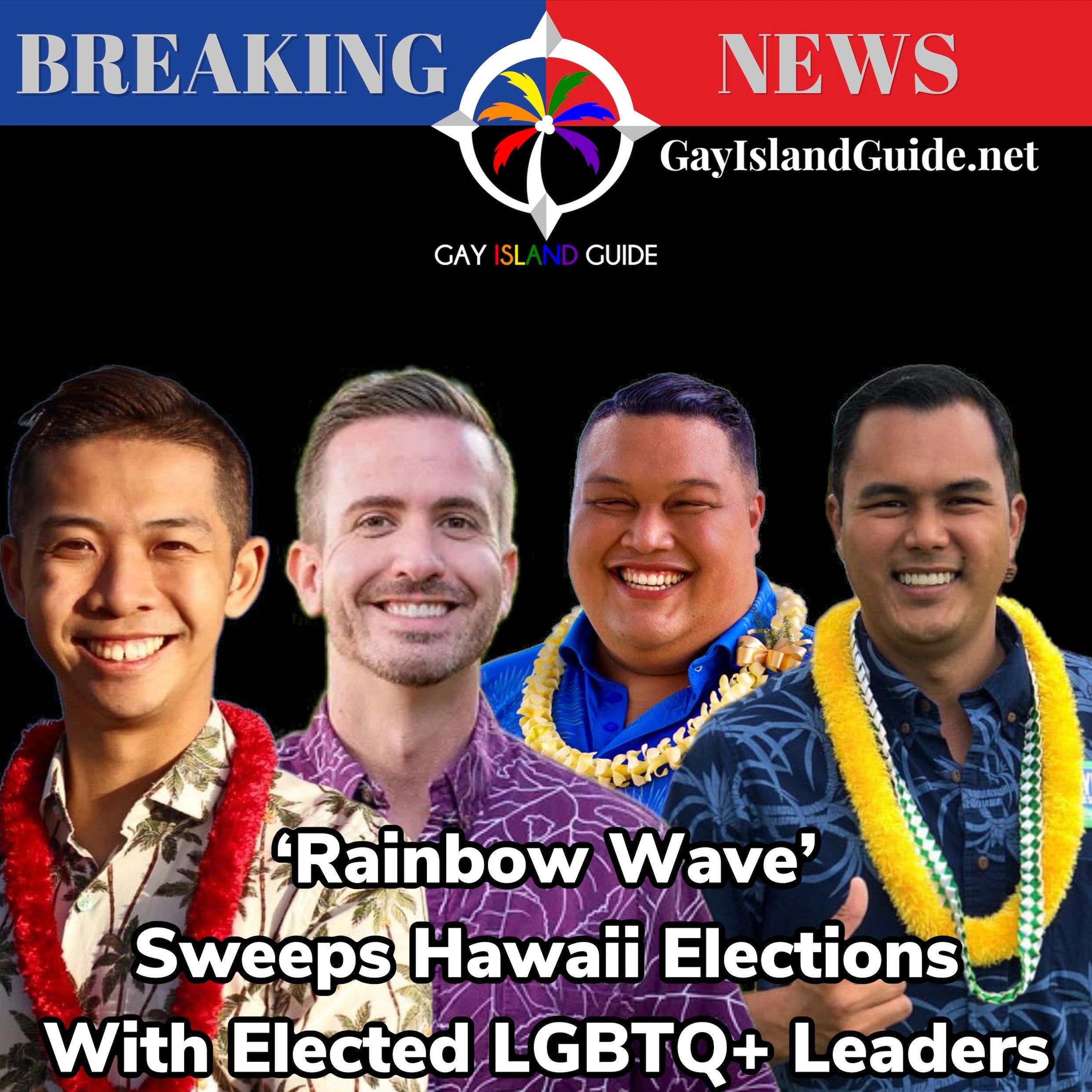 Rainbow Wave Sweeps Hawaii Elections with Elected LGBTQ Leaders