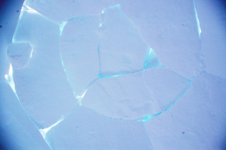 igloo building, iglu building, interior of igloo/iglu showing spiral shape