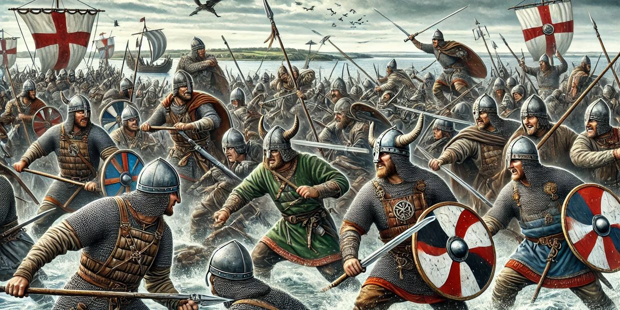 Battle of Maldon in 991AD