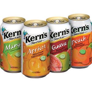 Kern's Nectar Fruit Flavored Juice in a 12 oz. can. ABC Vending Products Reno, NV.