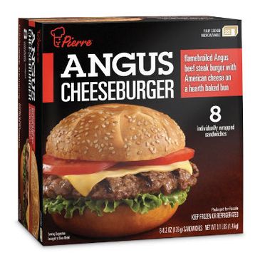 Pierre Angus Cheeseburgers With American Cheese. ABC Vending Offers These Products in Their Micro Market Machines. Vending Machines Reno, NV. 