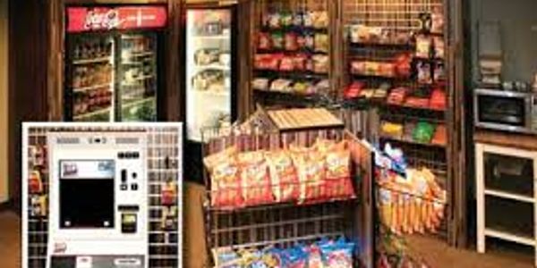 Interior View of A Northern Nevada Convenient Store With Vending Machines Reno, Nevada As Well As An Example of Product Selection. 