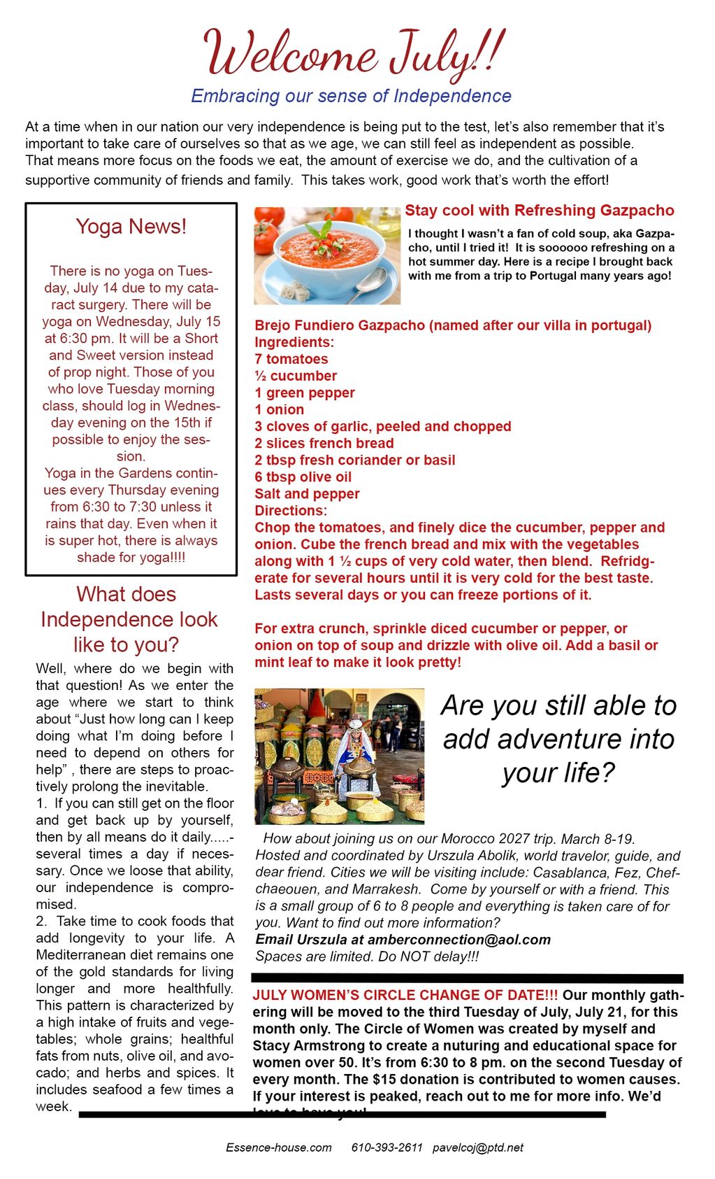 july newsletter