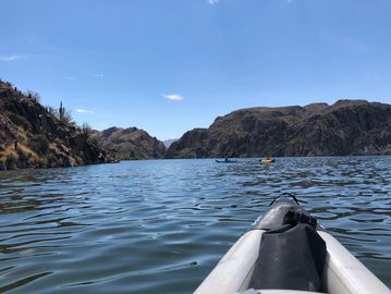 Saguaro Lake at Butcher Jones kayaking