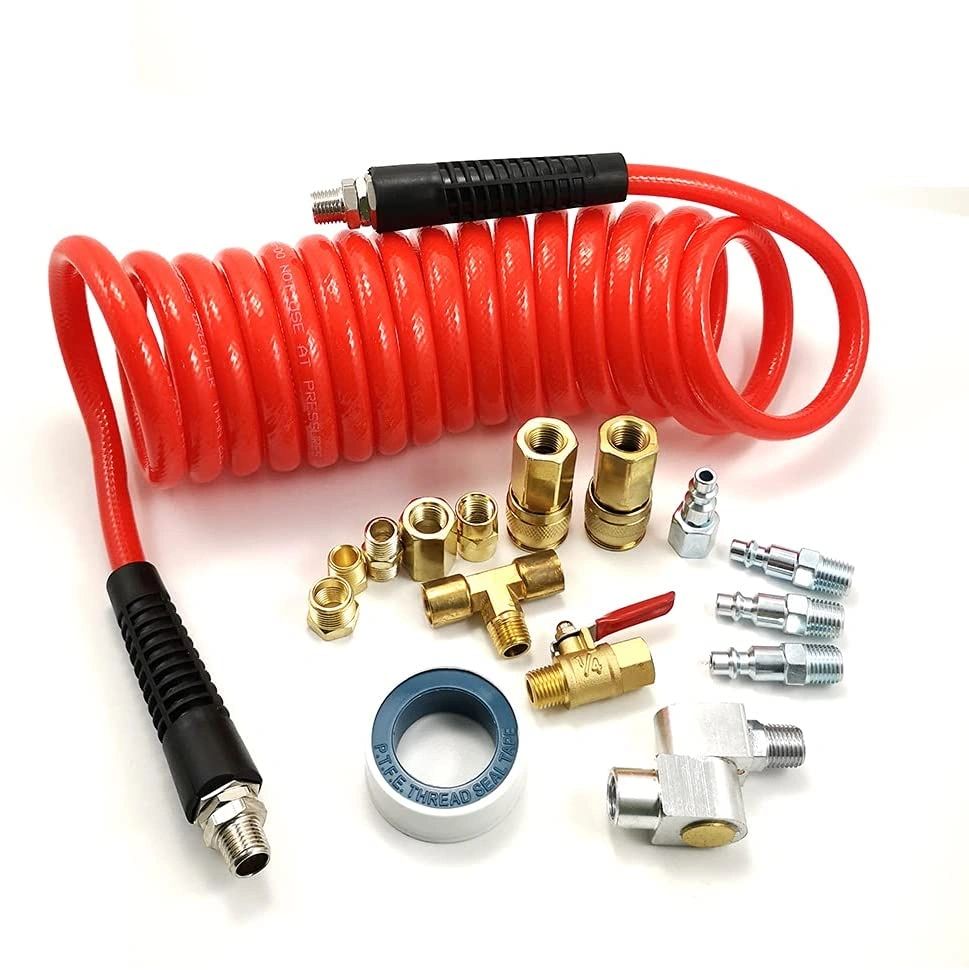 DP Dynamic Power 16PC. Air Compressor Accessory Kit with 3/8" x 15 ft