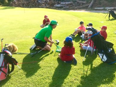 Golf practice, junior golf Algarve