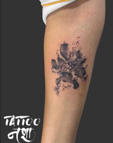 Adorable Paw Tattoo Symbolizing Love & Loyalty