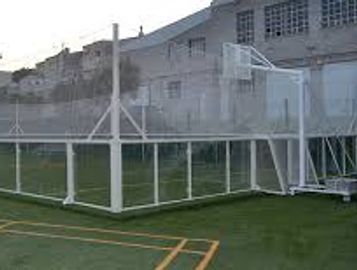 Mini campo de fútbol 3x3 cristal