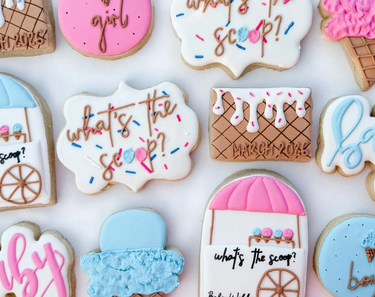 Ice cream cookies