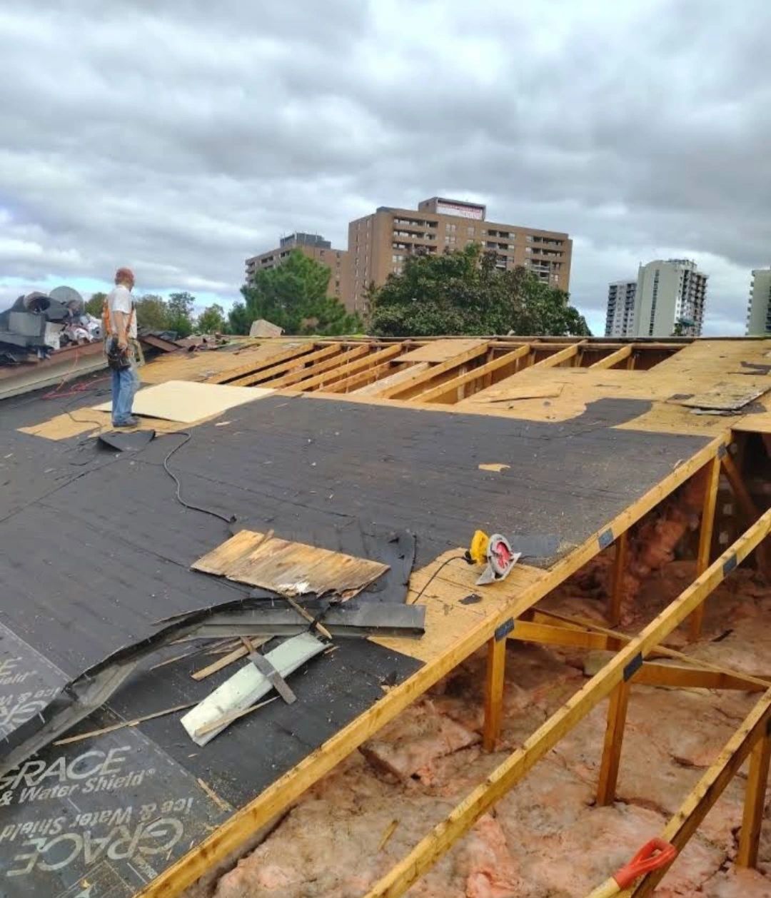 Major roof repair