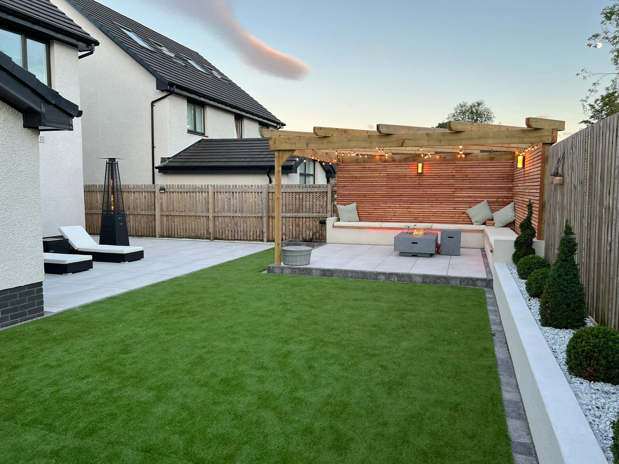 Garden transformation in progress