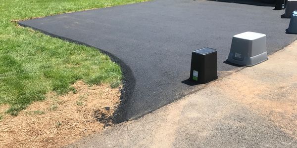 Asphalt driveway extension 