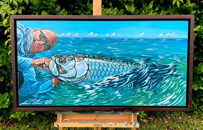 Hooked on Canvas: Commissioning Custom Fishing Artwork