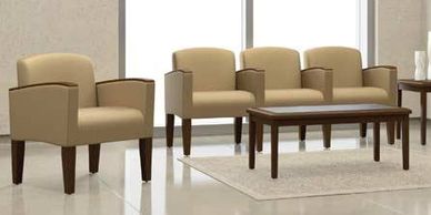Office Furniture group and individual  reception seating