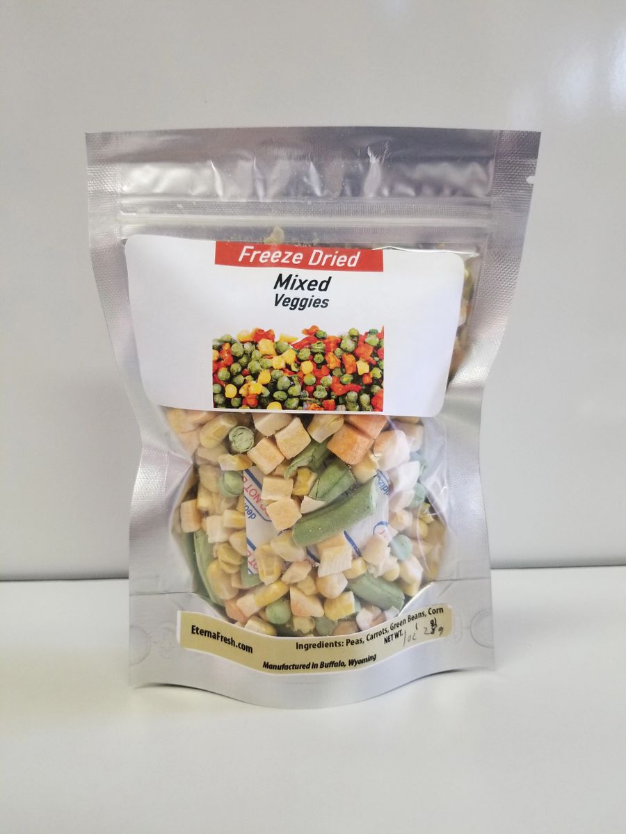 Freeze Dried Mixed Vegetables