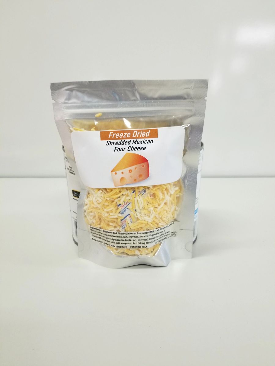 Freeze Dried Shredded Mexican Four Cheese
