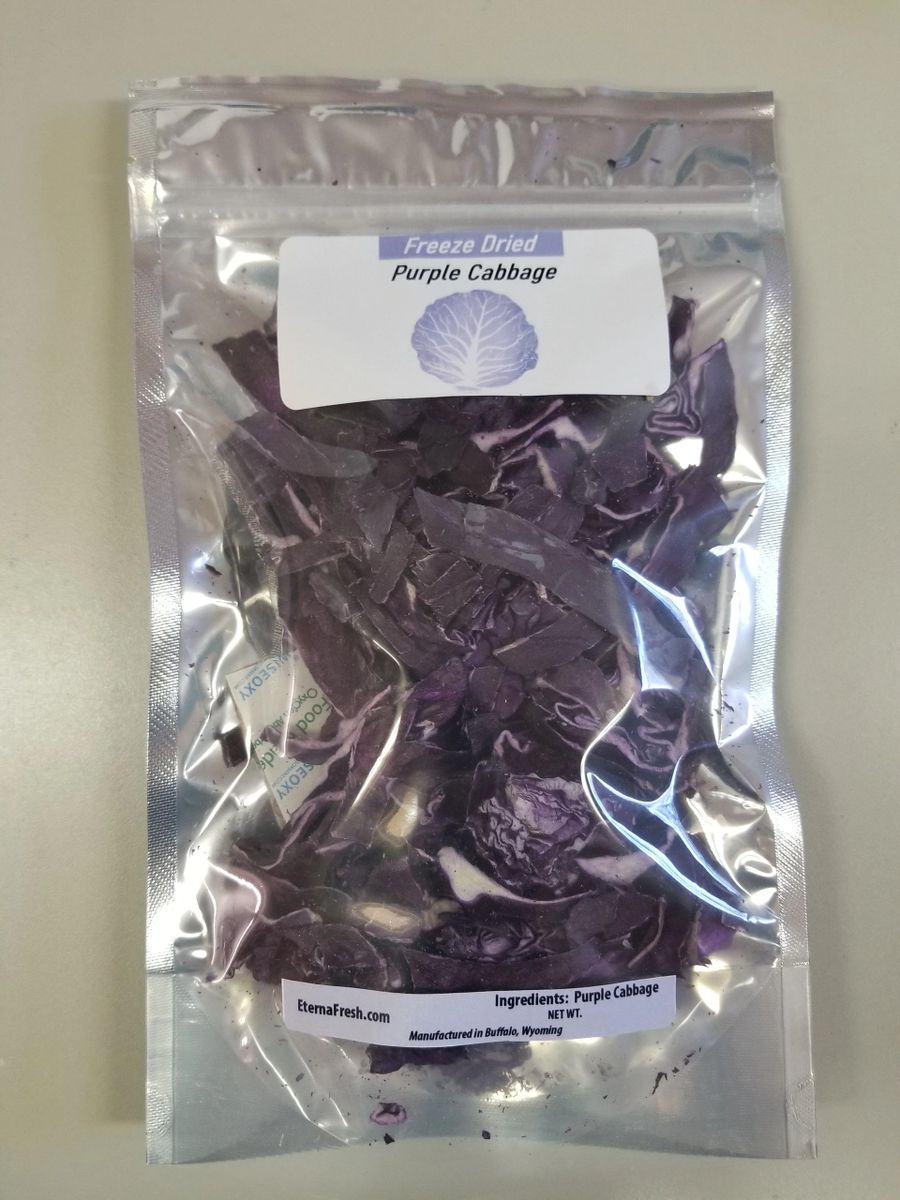 Freeze Dried Purple Cabbage
