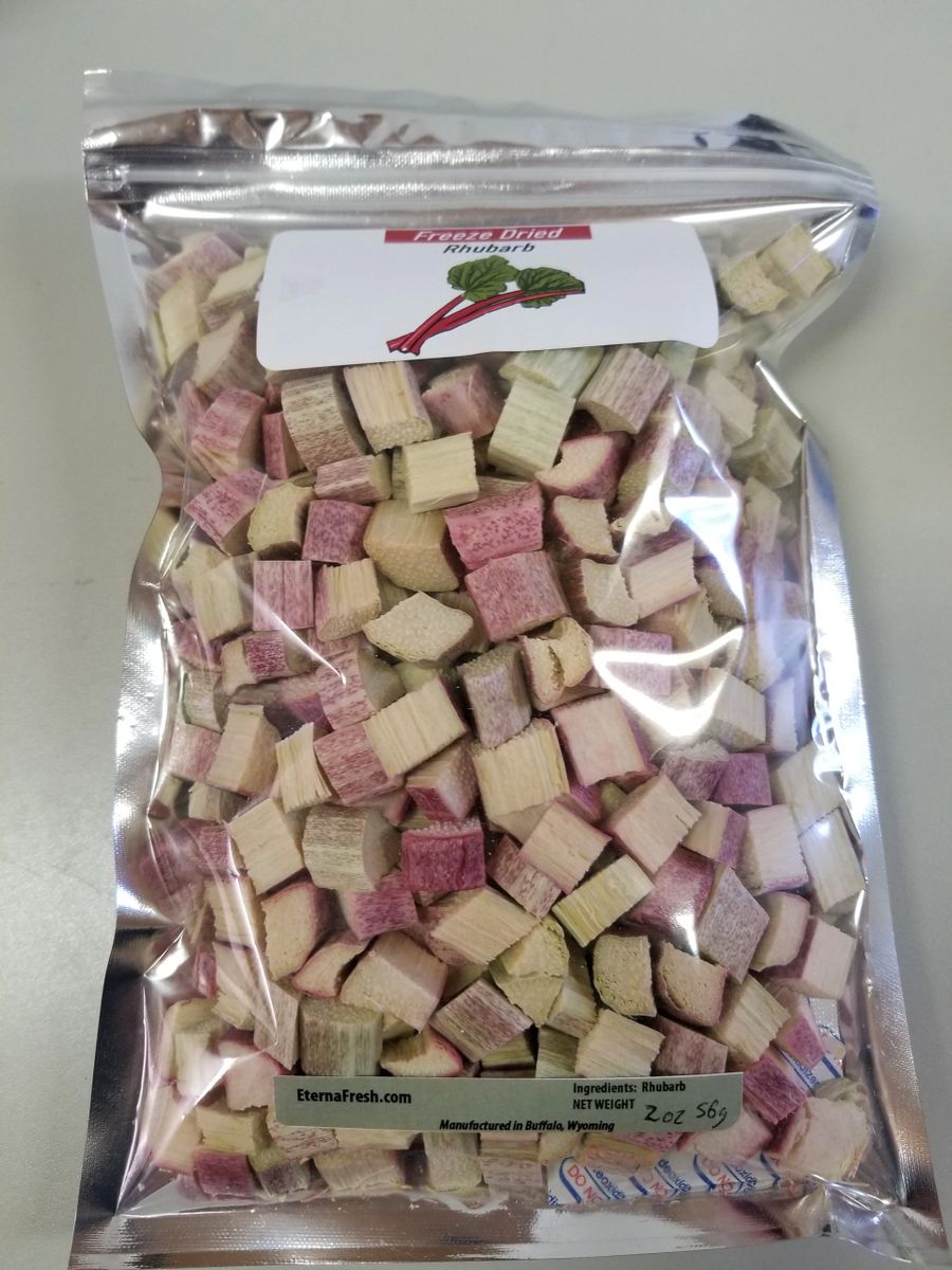 Freeze Dried Rhubarb