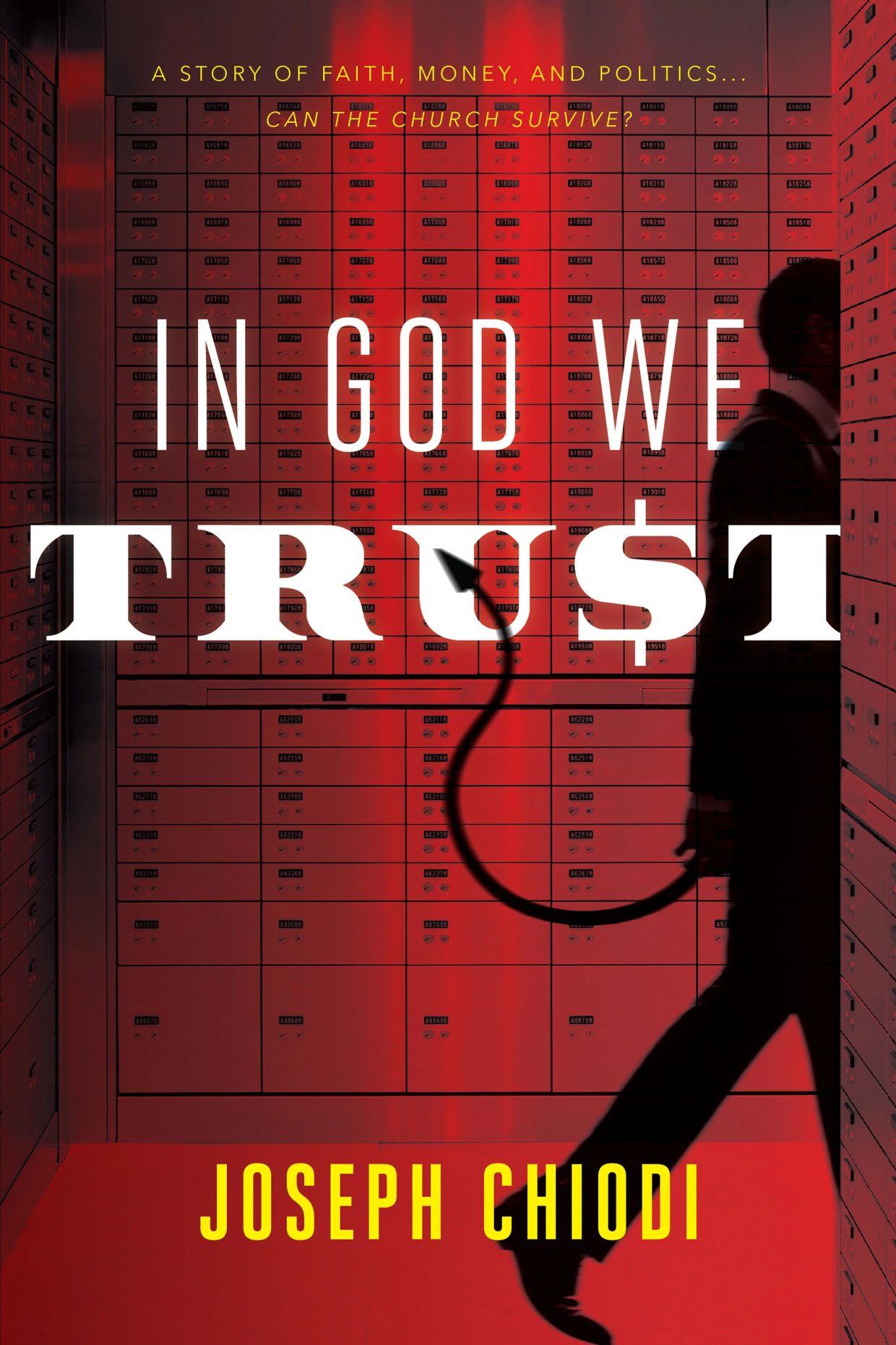 Book cover about faith, money, and politics titled 'In God We Trust.'