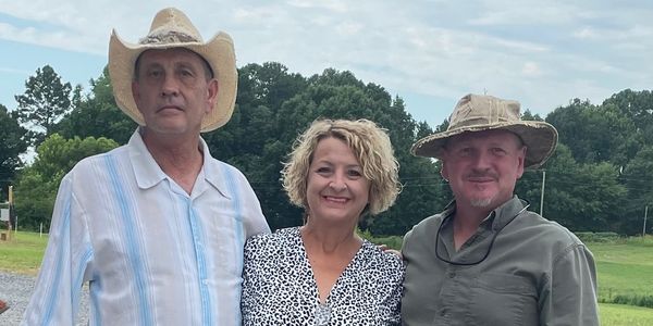 Owners Brian and Paige Greer with team member Danny Parker.