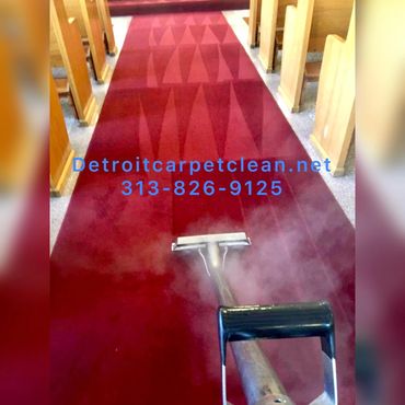 Steam Carpet cleaning photo in Detroit Local Church
