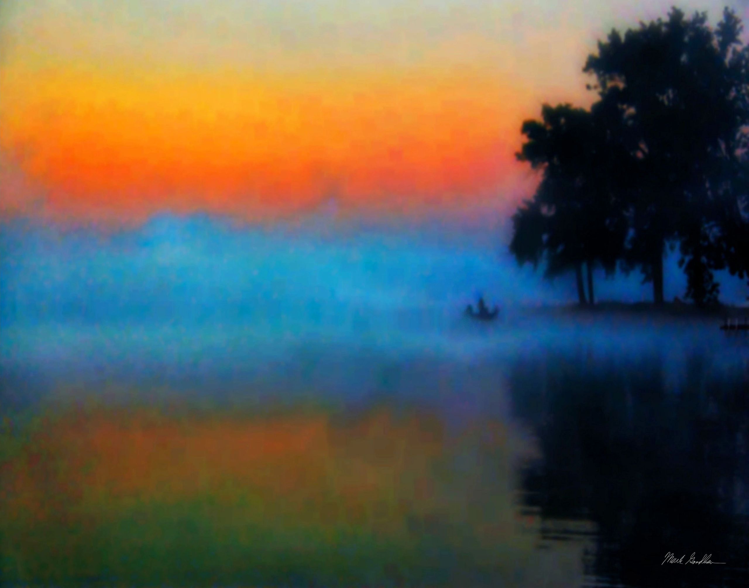 "Fishing in the mist 2" by Mark Goodhew Photography https://www.artpal.com/mgoodhew