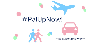 PalUpNow! Flights and Rides connect anxious people with pals.