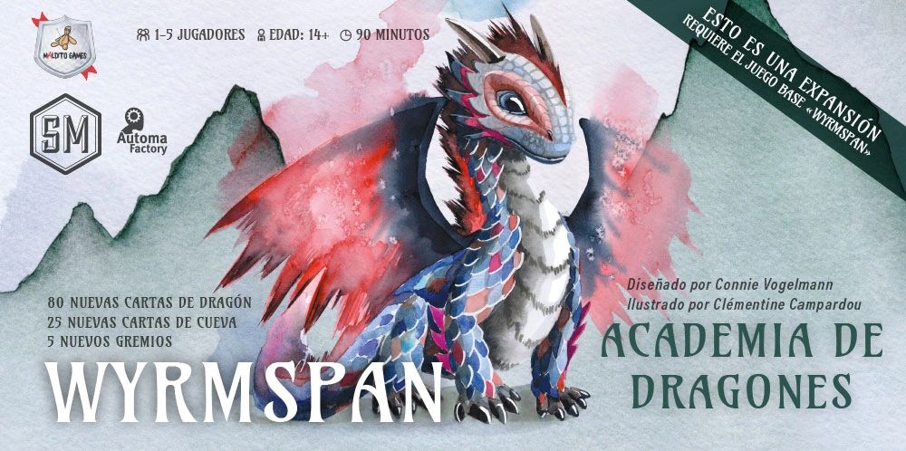 Wyrmspan Academia de Dragones (Español)