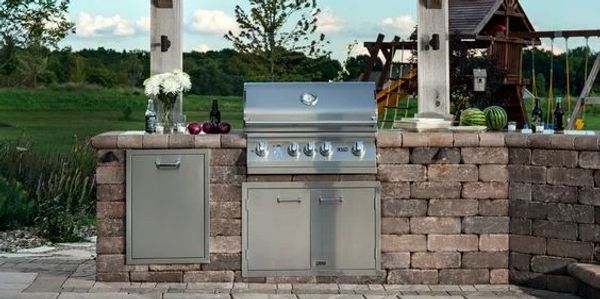 Outdoor kitchen with Pergola