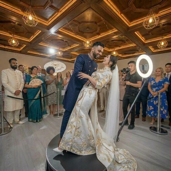 360 video booth rental at Toronto wedding reception