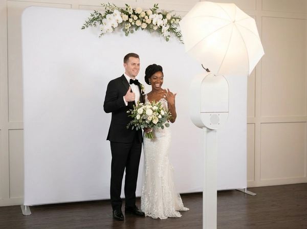 photo booth at wedding in Toronto