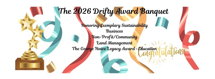 Banner noting the 2026 Drifty Award Banquet
