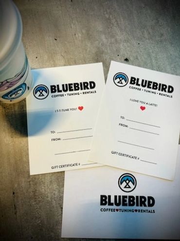 Bluebird Valentine's Day Gift Cards