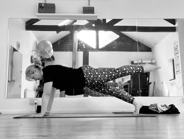 Pilates with Andrea in Stdio Plank Leg Pull
