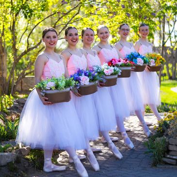 Company members featured in our 2022 production of the ballet "Sleeping Beauty"