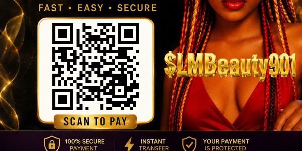 QR code for fast, easy, and secure payment with $LMBeauty901.