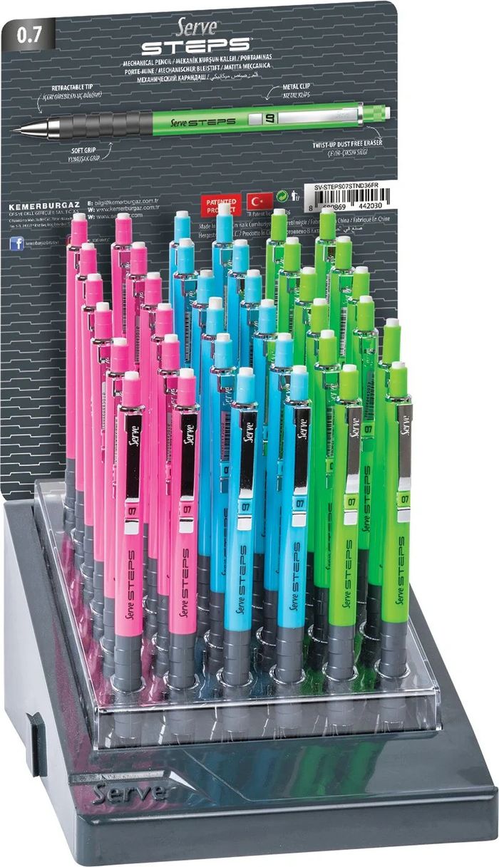 Porte mine .05 et .07
Couleur assortie