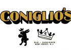 Coniglios logo in yellow color