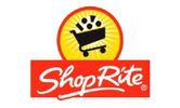Shop rite logo in white color 
