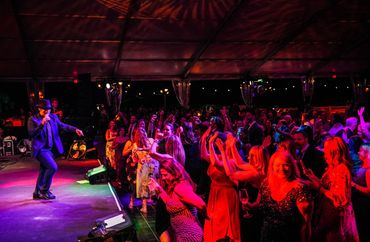 Robby Celestin performing live at a  corporate gala