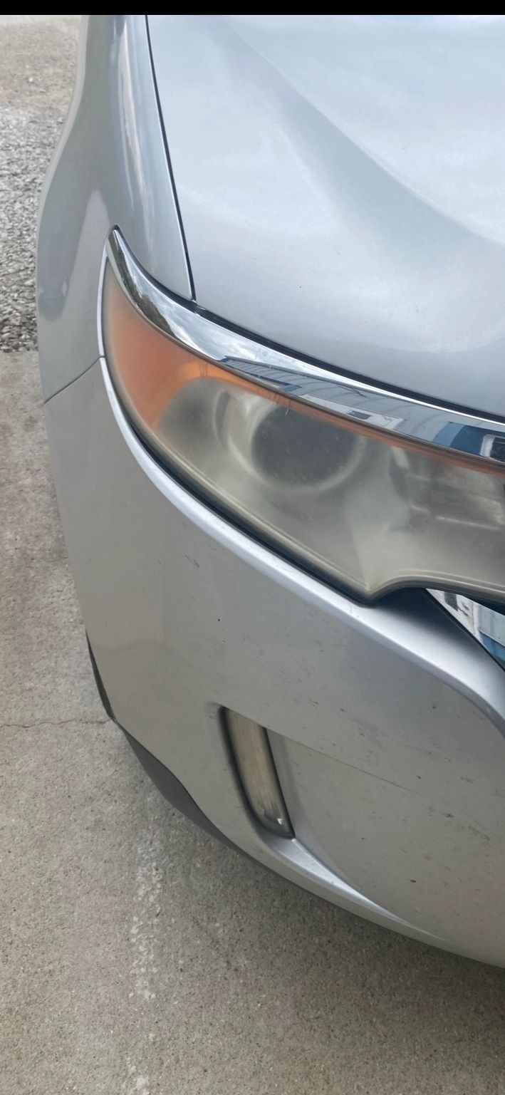 Headlight Restoration Before 
