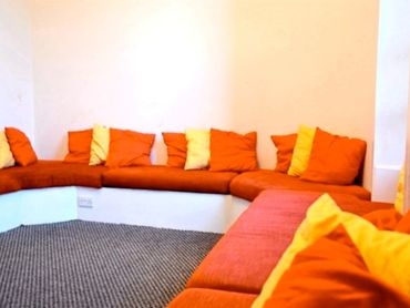 Seating area at Haymarket 1 apartment
