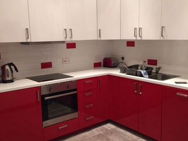 Kitchen at Marchmont Apartment