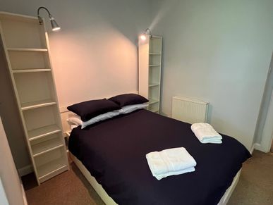 Bedroom at Stewart Apartment