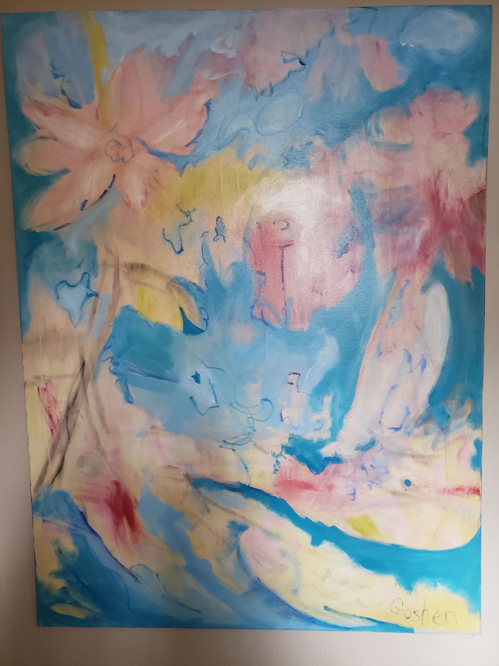 Pisces Power oil on canvas 36x48
