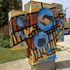 Elements of Industry, Bell Box, Sixth Street New Toronto, approximately 7 x 7 feet,  latex and acryl