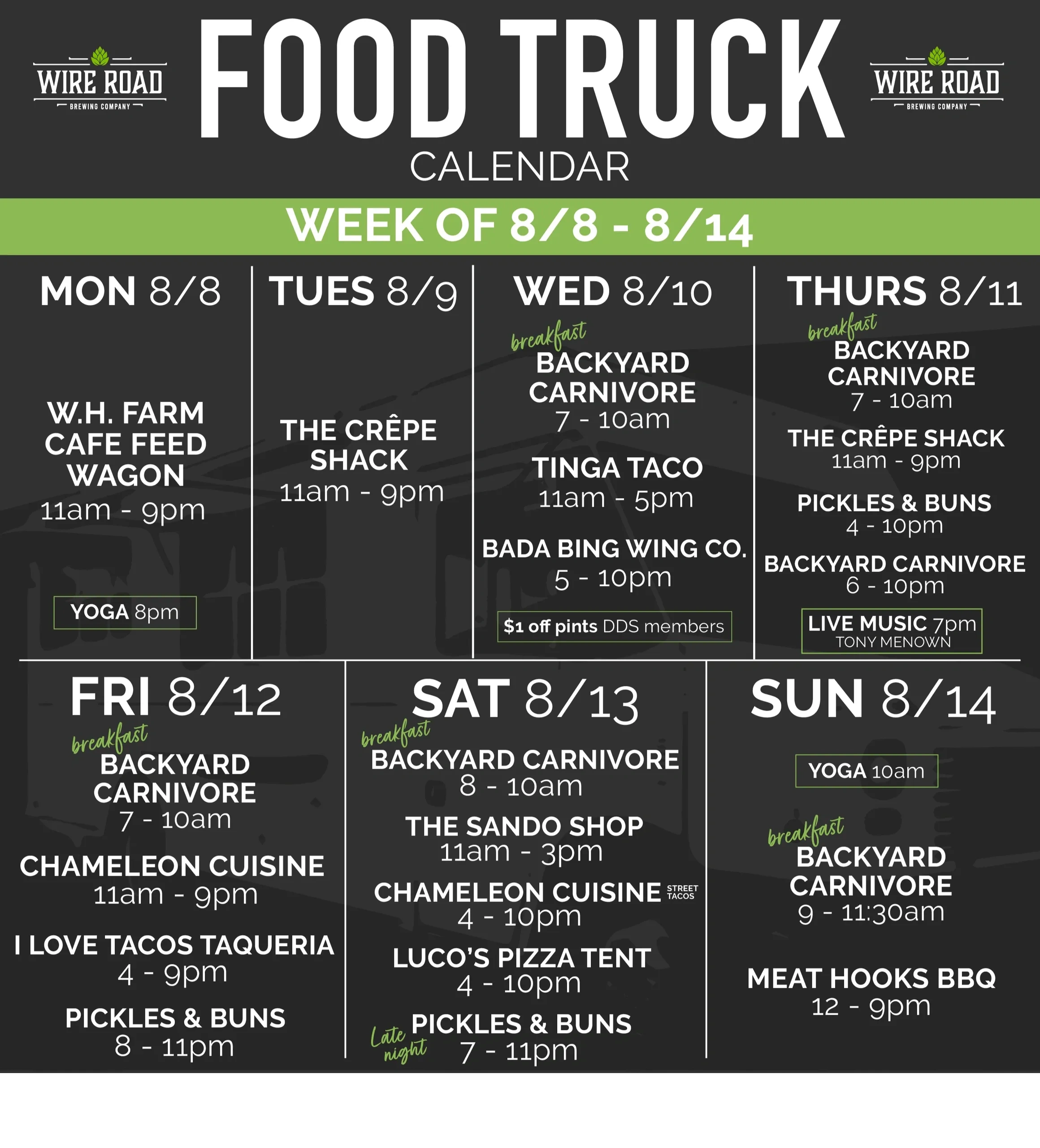 Musc Food Truck Calendar Maud Steffi