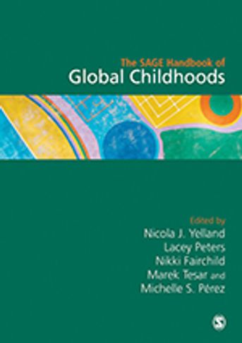 The cover of the book "Handbook of Global Childhoods"