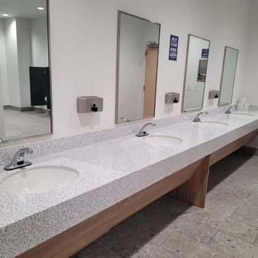 Bathroom cleaning, office cleaning, janitorial service, corporate cleaning