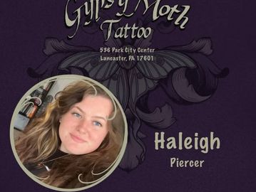 Profile image of Haleigh, a piercer at Gypsy Moth Tattoo.